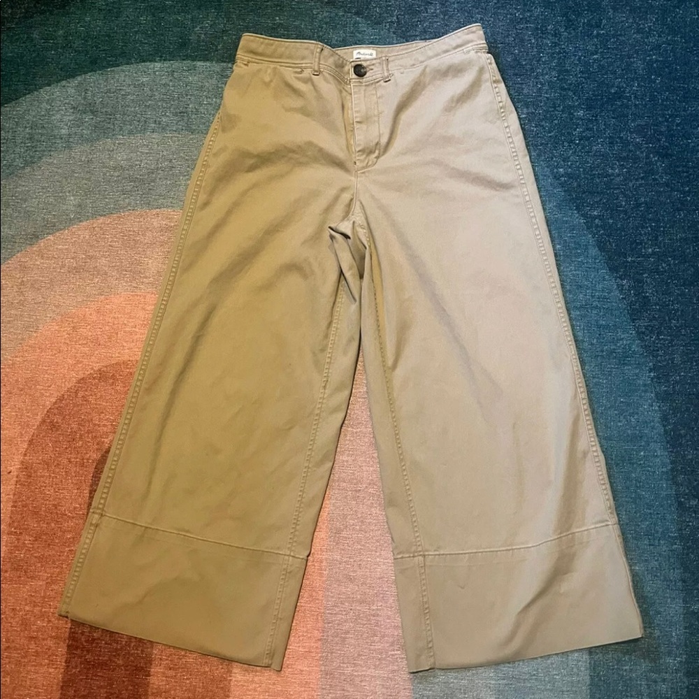 Madewell Emmett Wide Leg Crop Pants